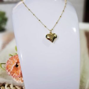 Collar corazón pequeño sólido