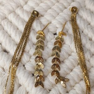 Zarcillos doble uso cola de pescado