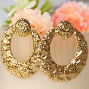 Zarcillos  chunqui doble óvalo