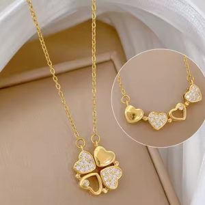 Collar trébol imantado