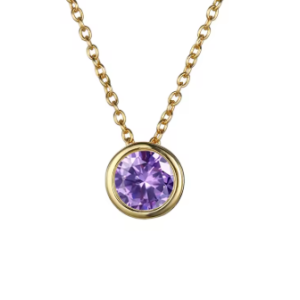Collar punto de luz violeta