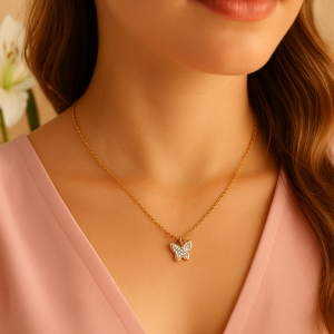 Conjunto mariposa brillante