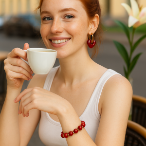 Conjunto Corazón Rojo